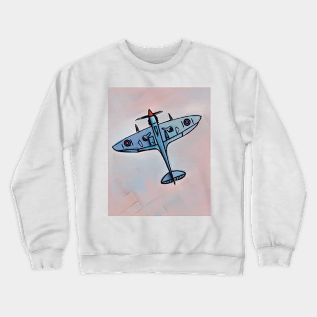 Air Plane Crewneck Sweatshirt by Hashop